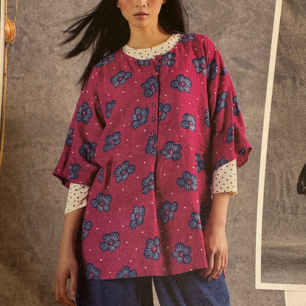 NWT Gudrun Sjödén “Loella” Tunic – 100% Linen, Size S